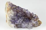 Purple Edge Fluorite Crystal Cluster - China #182809-1